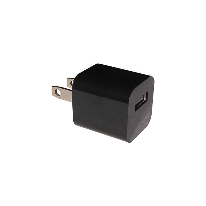 4XEM™ Universal USB Power Adapter/Wall Charger for All Smartphones/iPad Mini/USB Devices, Black (4XUSB1ACHARGERB) image 1