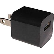 4XEM™ Universal USB Power Adapter/Wall Charger for All Smartphones/iPad Mini/USB Devices, Black (4XUSB1ACHARGERB)