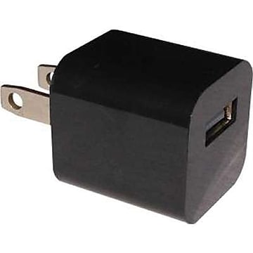 4XEM™ Universal USB Power Adapter/Wall Charger for All Smartphones/iPad Mini/USB Devices, Black (4XUSB1ACHARGERB)