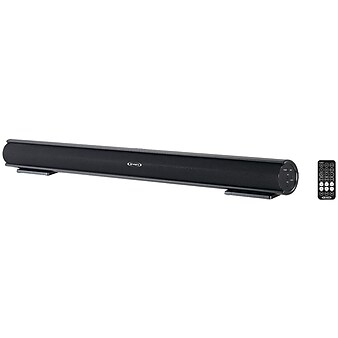 Jensen Jsbw-210 2-channel Wall-mountable Bluetooth SoundBar, Black