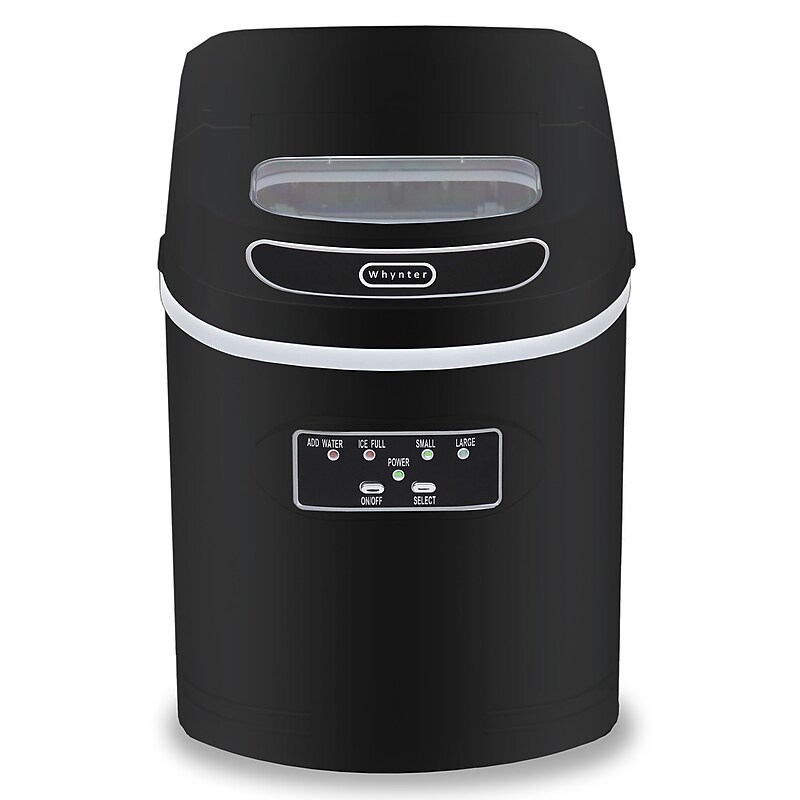 Whynter Compact Portable Ice Maker 27 lb capacity - Black (IMC-270MB) image 1