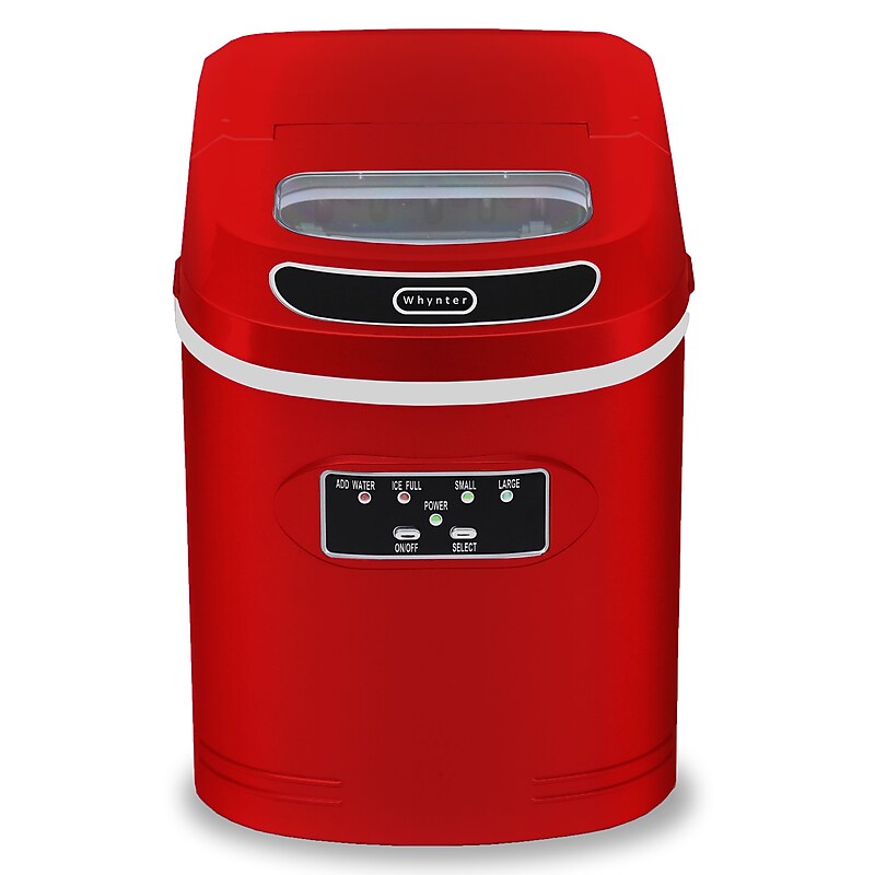 Whynter Compact Portable Ice Maker 27 lb capacity - Red (IMC-270MR) image 1