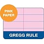 TOPS Prism Steno Pads, 6" x 9", Gregg, Pink, 80 Sheets/Pad, 4 Pads/Pack (TOP 80254)~#|#~m004810893_sc7