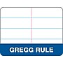 TOPS Docket Gold Steno Pad, 6" x 9", Gregg Ruled, White, 100 Sheets/Pad (99708)~#|#~m004812520_sc7