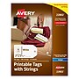 Avery Printable Blank Gift Tags with Strings, 3.5", White, 96/Pack (22802)~#|#~m004816743_sc7