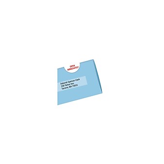 Avery Printable Laser/Inkjet Mailing Seals, 1" Diameter, White, 600 Labels Per Pack (13928/5247)