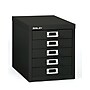 Bisley® 5-Drawer Steel Desktop Multidrawer Storage Cabinet, Black (MD5-BK)~#|#~m004817827_sc7
