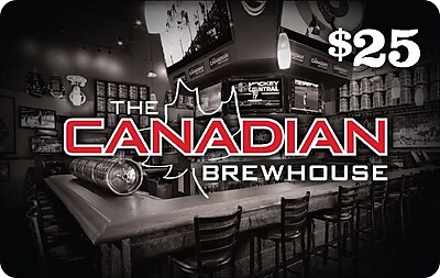 Canadian Brewhouse, $25 Gift Card | Staples
