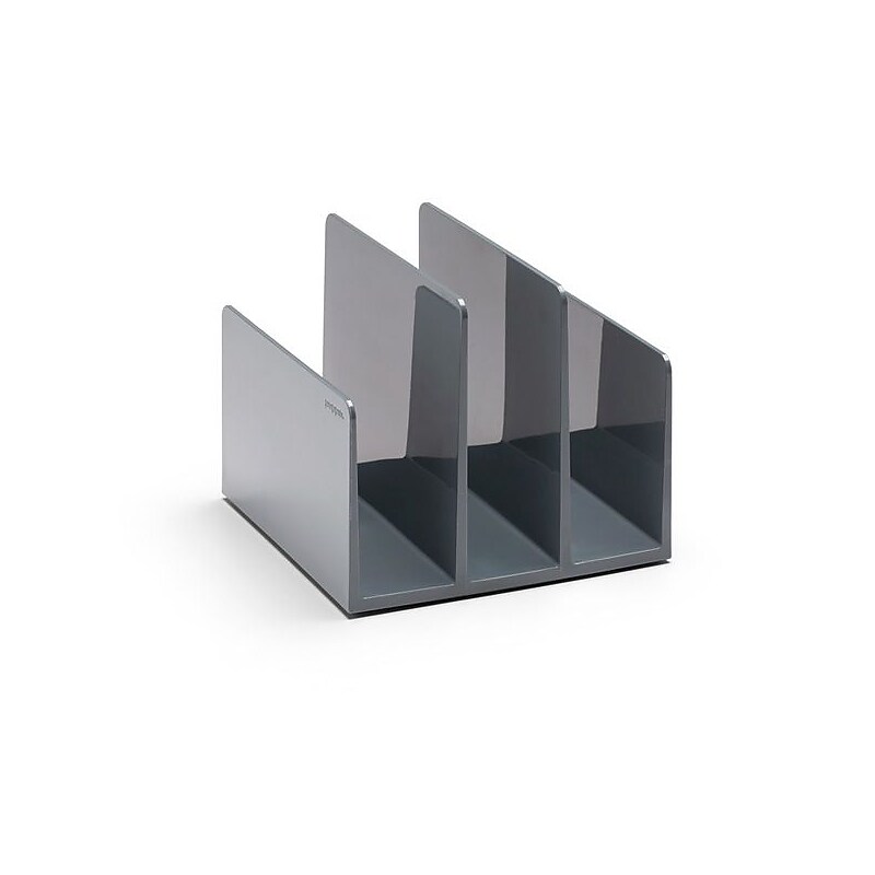Poppin File Sorter, Dark Gray (102750) image 1