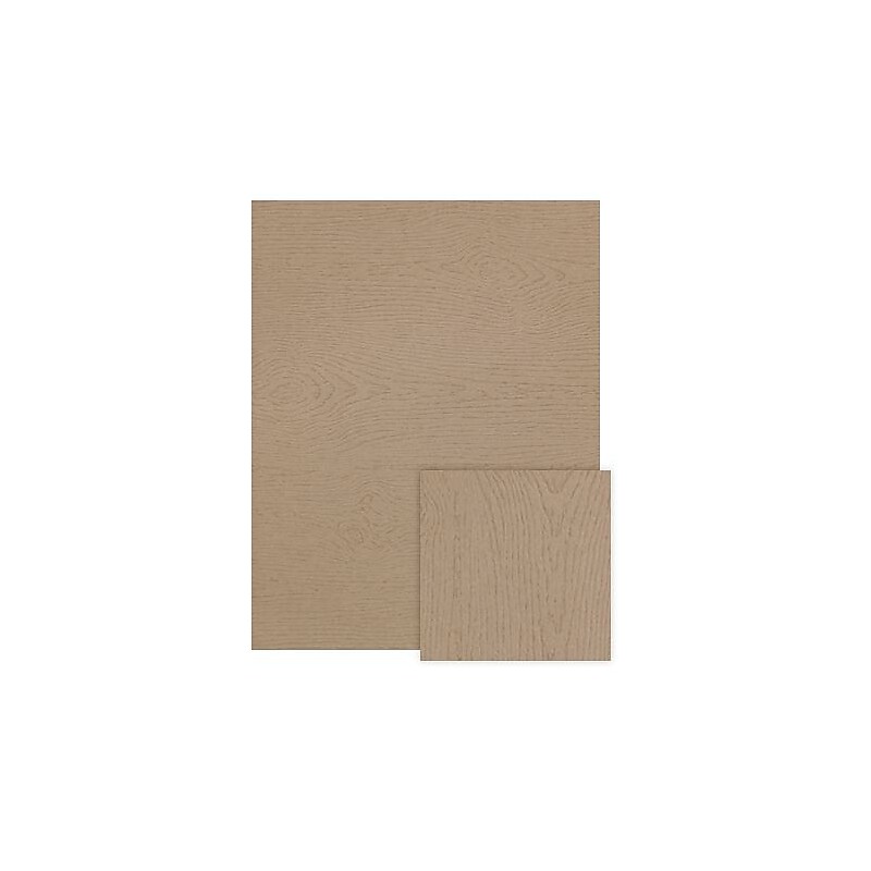 LUX 8 1/2 x 11 Paper (8 1/2 x 11) - Oak Woodgrain - Pack of 500 (2445125) image 1