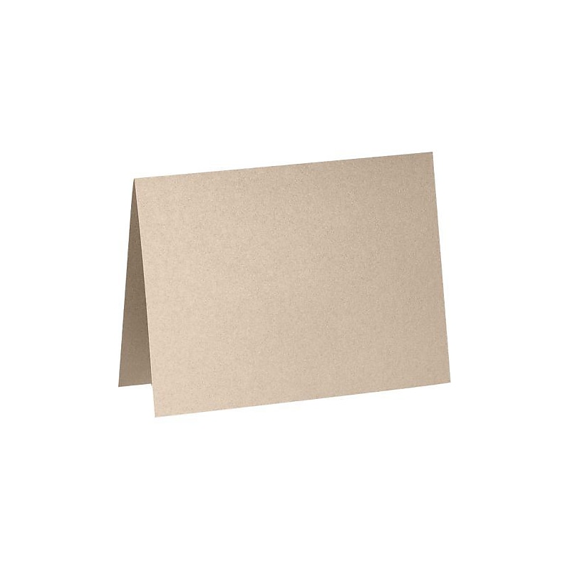 LUX A2 Folded Card  (4 1/4 x 5 1/2)  - Taupe Metallic - Pack of 50 (2445202) image 1