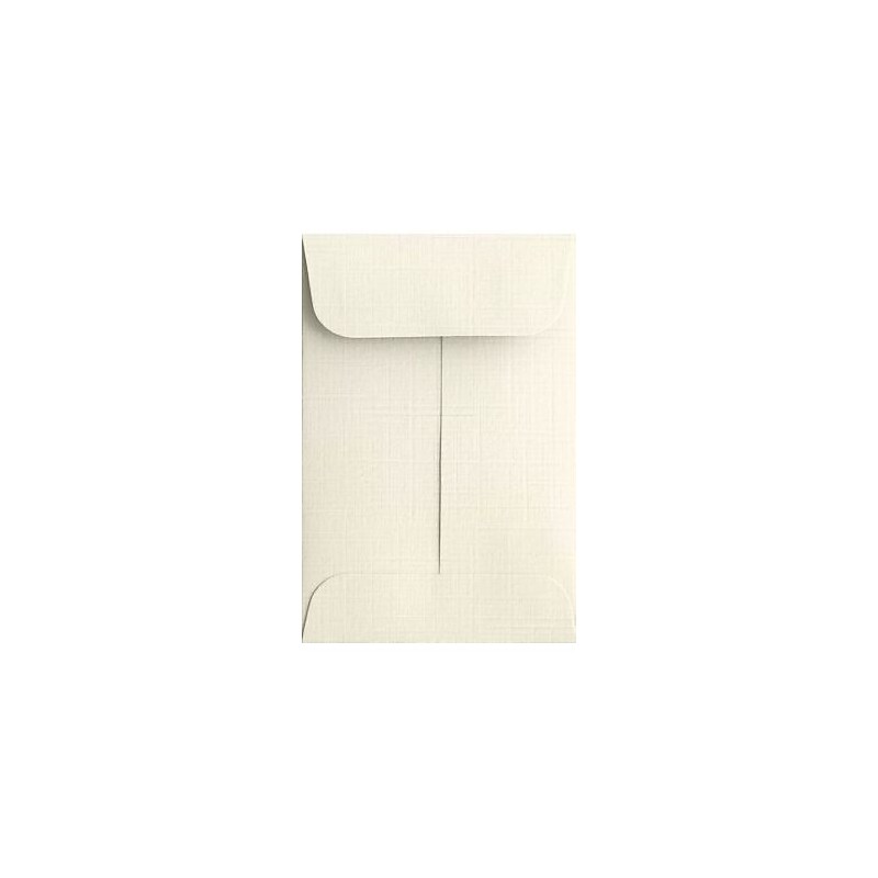 LUX #1 Coin Envelopes (2 1/4 x 3 1/2) 500/Box, Natural Linen (1CO-NLI-500) image 1