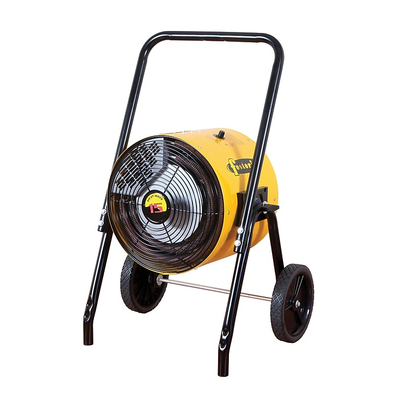 TPI Fostoria 15000-Watt 51195 BTU Portable Indoor/Outdoor Infrared Electric Heater, Yellow (FES15241A) image 1