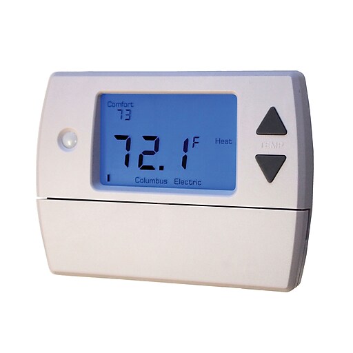 TPI SD Series Setback on Demand Hardwire Thermostat, Shadow White