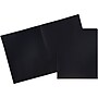 JAM Paper POP Two-Pocket Plastic Folders, Black, 6/Pack (382Ebld)~#|#~m004857971_sc7