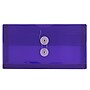 JAM Paper® Plastic Envelopes with Button and String Tie Closure, #10 Business Booklet, 5.25 x 10, Purple, 12/Pack (921B1PU)~#|#~m004857981_sc7