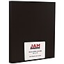 JAM Paper 80 lb. Cardstock Paper, 8.5" x 11", Black, 50 Sheets/Pack (64429575)