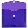 JAM Paper Standard Plastic Document File, Letter, Purple, 12/Pack (218V2PU)~#|#~m004857997_sc7