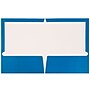 JAM Paper Glossy 2-Pocket Portfolio Folder, Blue, 6/Pack (385Gbua)~#|#~m004858023_sc7