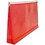 JAM Paper Expanding Wallet with Zipper Closure, 5" x 10", Red, 12/Pack (921Z1RE)~#|#~m004858120_sc7