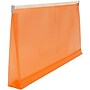JAM Paper Expanding Wallet with Zipper Closure, Letter, Orange, 12/Pack (921Z1OR)~#|#~m004858128_sc7