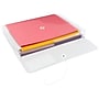 JAM Paper® Plastic Envelopes with Button and String Closure & 2 Dividers, Letter Booklet, 12.75 x 10.5, Clear, 12/Pack (JSF228)~#|#~m004858165_sc7