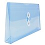 JAM Paper® Plastic Envelopes with Button and String Tie Closure, #10 Business Booklet, 5.25 x 10, Blue, 12/Pack (921B1BU)~#|#~m004858219_sc7