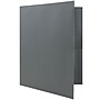 JAM Paper POP 2-Pocket Portfolio Plastic Folder, Gray, 96/Box (382EGYB)~#|#~m004858298_sc7