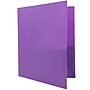 JAM Paper POP Two-Pocket Plastic Folders, Purple, 6/Pack (382Epud)~#|#~m004858300_sc7