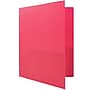 JAM Paper POP Two-Pocket Plastic Folders, Pink, 6/Pack (383Efud)~#|#~m004858312_sc7