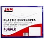JAM Paper Standard Plastic Document File, Letter, Purple, 12/Pack (218V2PU)~#|#~m004858343_sc7