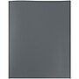 JAM Paper POP 2-Pocket Portfolio Plastic Folder, Gray, 96/Box (382EGYB)~#|#~m004858373_sc7
