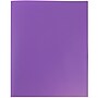 JAM Paper POP Two-Pocket Plastic Folders, Purple, 6/Pack (382Epud)~#|#~m004858375_sc7