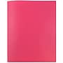 JAM Paper POP Two-Pocket Plastic Folders, Pink, 6/Pack (383Efud)~#|#~m004858382_sc7