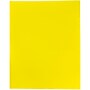 JAM Paper POP 2-Pocket Plastic Folder, Yellow, 6/Pack (382Eyed)~#|#~m004858398_sc7