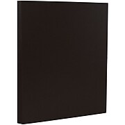 JAM Paper® Matte 32lb Paper, 8.5 x 11, Black Linen Recycled, 50 Sheets/Pack (11130)