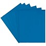 JAM Paper Glossy 2-Pocket Portfolio Folder, Blue, 6/Pack (385Gbua)~#|#~m004860172_sc7