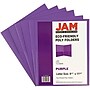 JAM Paper POP Two-Pocket Plastic Folders, Purple, 6/Pack (382Epud)~#|#~m004860199_sc7