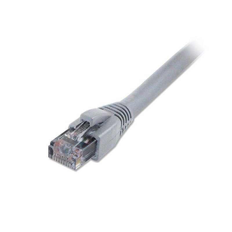 Comprehensive® Gray 7' Cat6 Snagless Patch Cable, 25/Pack image 1