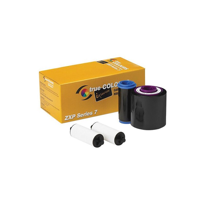 Zebra® IX Series Thermal Transfer Printer Ribbon, Black (800077-701) image 1