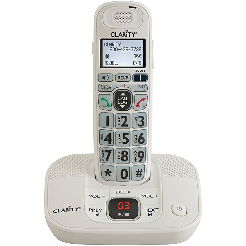 Clarity 53714 Dect 6.0 Amplified Cordless Phone With Digital Answering System image 1