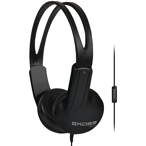 Koss Stereo OnEar Headphones, Black (ED1TCI) Staples