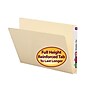 Smead Heavy Duty End Tab File Folder, Straight-Cut Extended Tab, Letter Size, Manila, 100/Box  (24250)~#|#~m004894702_sc7