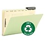 Smead Heavy Duty Pressboard Mortgage File Folder, 2/5 Cut Right Position Flat Metal Tab, Legal Size, Green, 10/Box  (78208)~#|#~m004895022_sc7