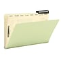 Smead Heavy Duty Pressboard Mortgage File Folder, 2/5 Cut Right Position Flat Metal Tab, Legal Size, Green, 10/Box  (78208)~#|#~m004895023_sc7