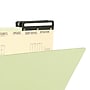 Smead Heavy Duty Pressboard Mortgage File Folder, 2/5 Cut Right Position Flat Metal Tab, Legal Size, Green, 10/Box  (78208)~#|#~m004895026_sc7