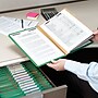 Smead Pressboard Classification Folders with SafeSHIELD Fasteners, 2" Expansion, Letter Size, 2 Dividers, Green, 10/Box  (14033)~#|#~m004895221_sc7