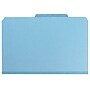 Smead Pressboard Classification Folder, Legal Size, 2 Dividers, Blue, 10/Pack  (19030)~#|#~m004895234_sc7