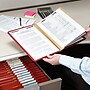 Smead Pressboard Classification Folders with SafeSHIELD Fasteners, Legal Size, 2 Dividers, Bright Red, 10/Box (19031)~#|#~m004895247_sc7