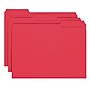 Smead Interior File Folder, 1/3-Cut Tab, Letter Size, Red, 100/Box (10267)~#|#~m004895335_sc7